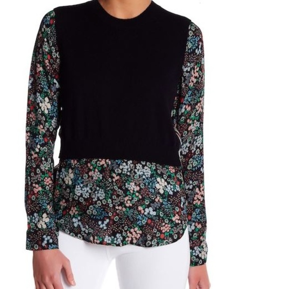 Veronica Beard Mixed Mellow Cashmere Sweater - Picture 1 of 6